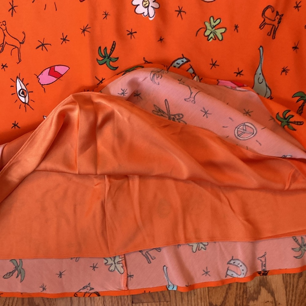 STAUD Orange Printed Two-Piece Maxi Set - Picture 11 of 14